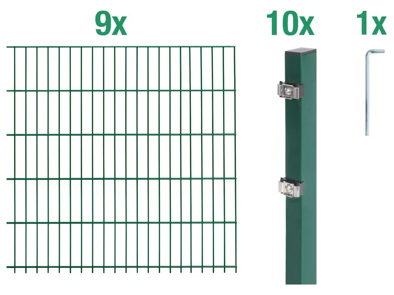 Doppelstabmattenzaun-Grundset