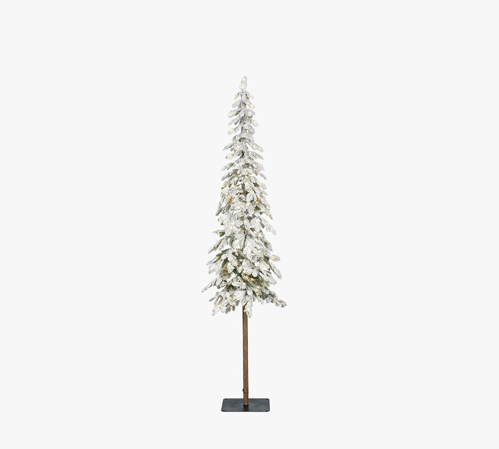 Pre-Lit Snowy Apline Artificial Christmas Tree
