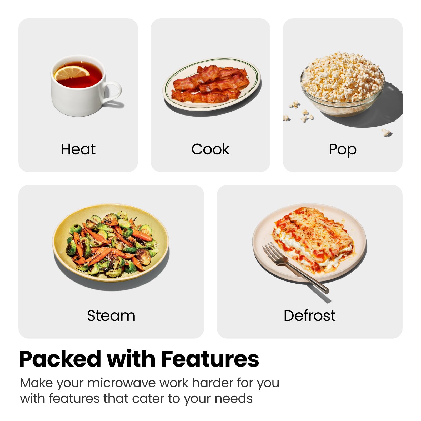 Chefman Countertop Microwave Stainless Essentials