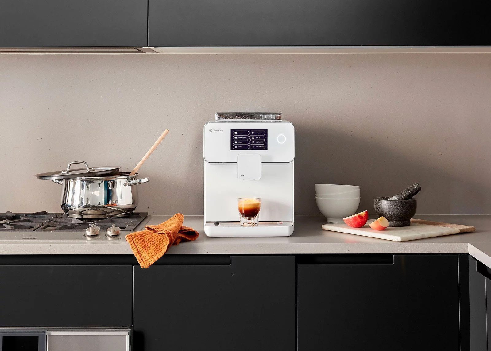 Terra Kaffe TK-01 Espresso Machine �C White