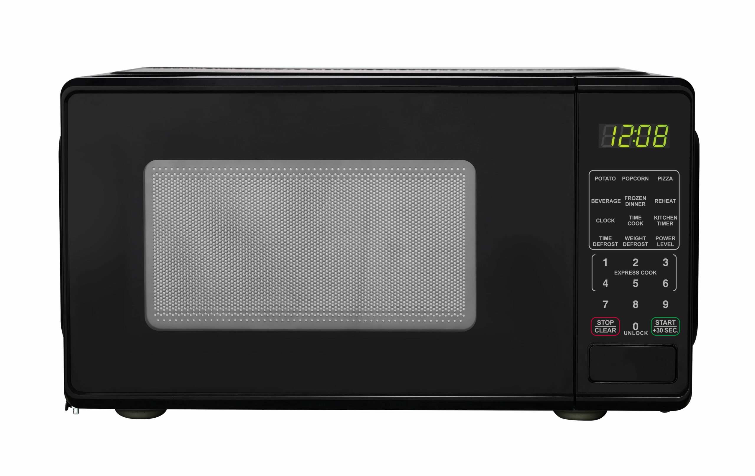 Mainstays 0.7 Cu ft 700W Countertop Microwave Oven, LED Display, Black