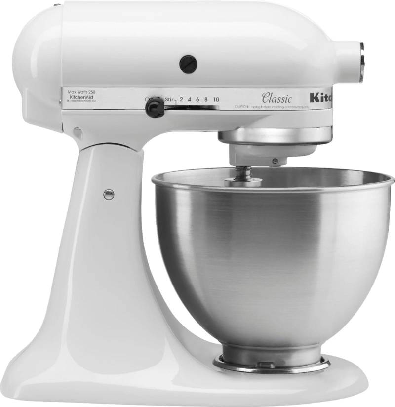 KitchenAid �C ClassicTM Series 4.5 Quart Tilt-Head Stand Mixer �C White