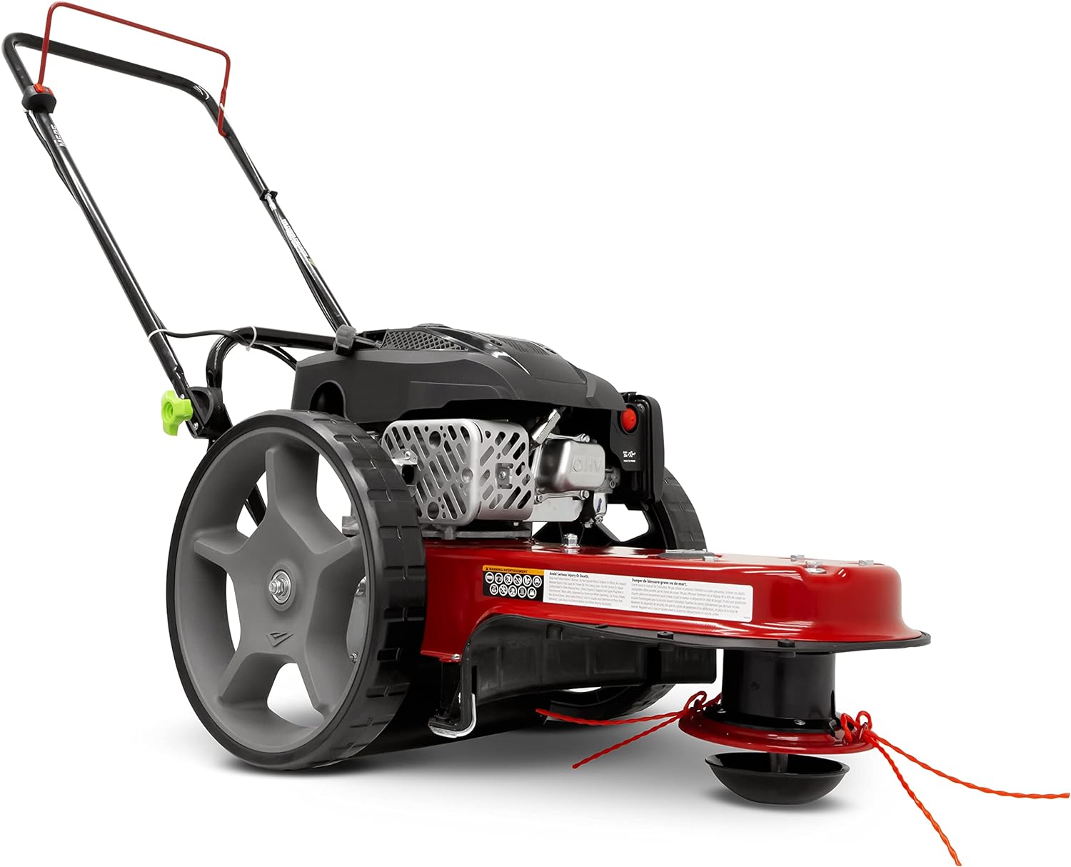 Walk Behind String Mower With 160cc Viper 4-Cycle Engine, 22 ?Cutting Diameter, 14 ?Never-Go-Flat Wheels, Easy Assembly, Adjustable Handlebar, Model # 40314