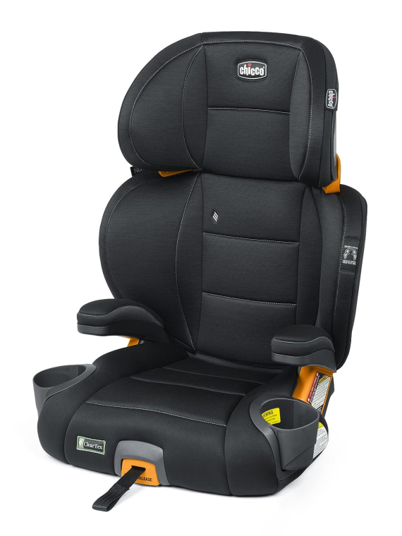 Chicco 2-in-1 Belt-Positioning Booster Car Seat, Backless and High Back Booster Seat, for Children Aged 4 Years and up and 40-100 lbs