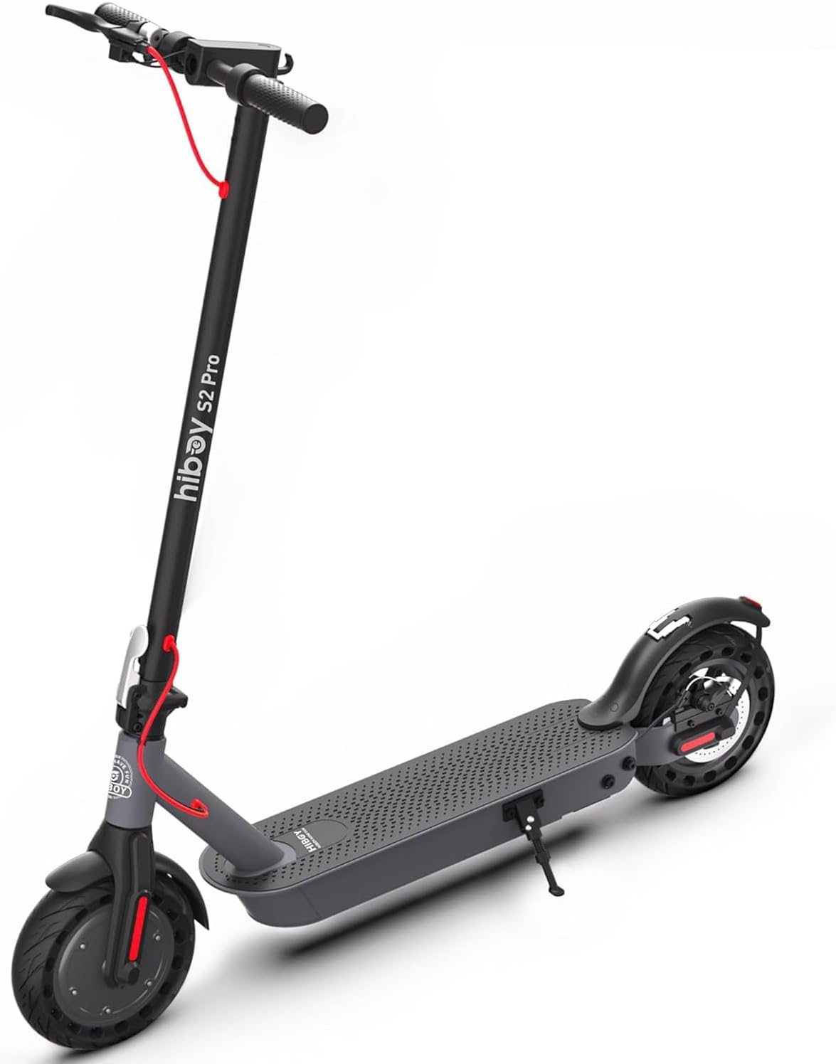 Electric Scooter, 500W Motor, 10′′ Solid Tires, 25 Miles Range, 19 Mph Folding Commuter Electric Scooter for Adults (Optional Seat)