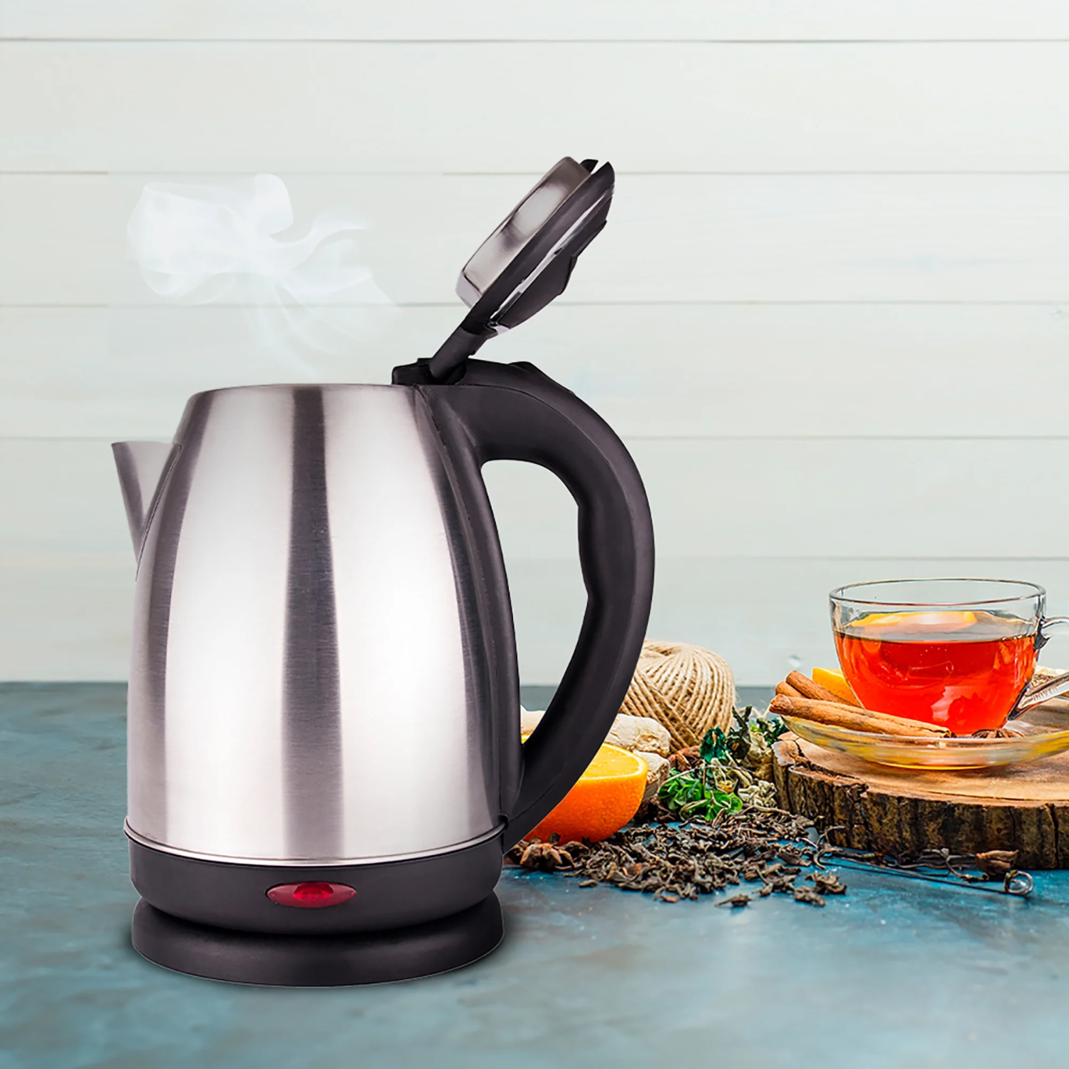 Taurus Caronte Electric Kettle �C 68 oz, Stainless Steel