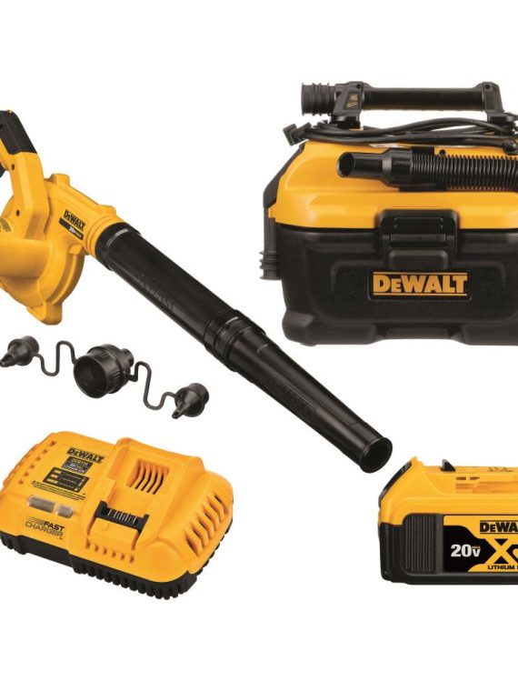 DEWALT 20V MAX 2-Tool Combo Kit (Blower and Vacuum) DCK204P1 from DEWALT