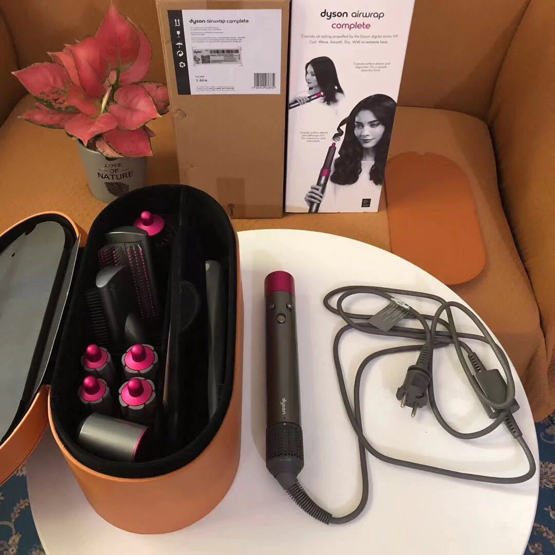 Dyson Airwrap Complete : high Quality Airwrap Hair Style (Nickel/Fuchsia)