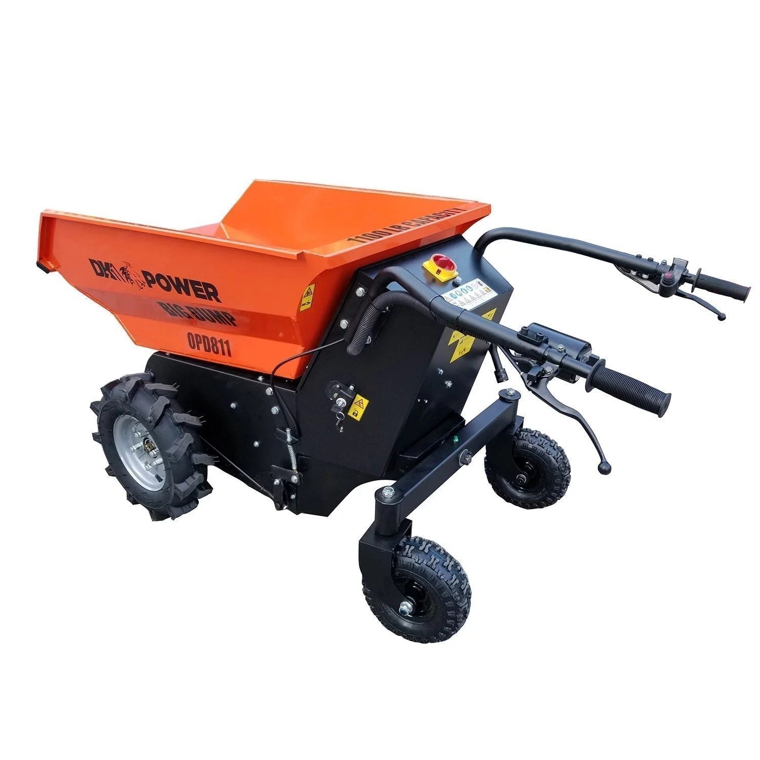 Detail K2 Big Dump 1100 Pound Electric Power Dump Cart �C OPD811