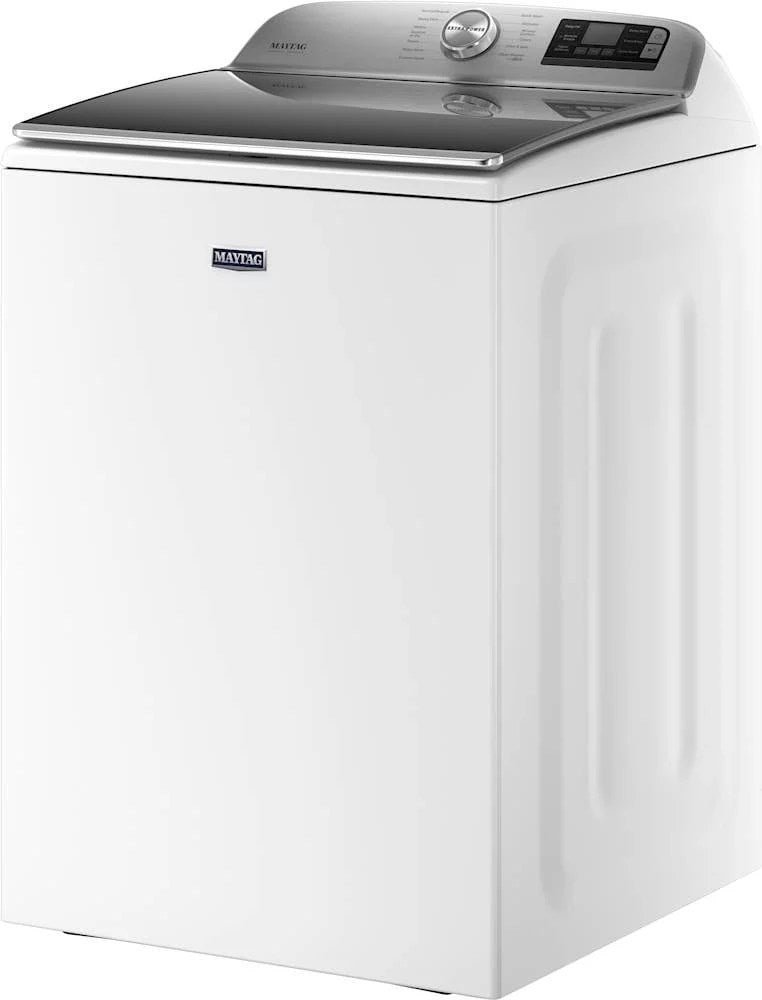 Maytag �C 5.3 Cu. Ft. High Efficiency Smart Top Load Washer with Extra Power Button �C White