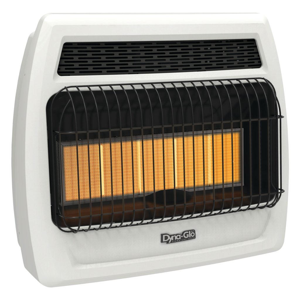 Dyna-Glo 30,000 BTU Natural Gas Infrared Vent-Free Wall Heater with Thermostat Control