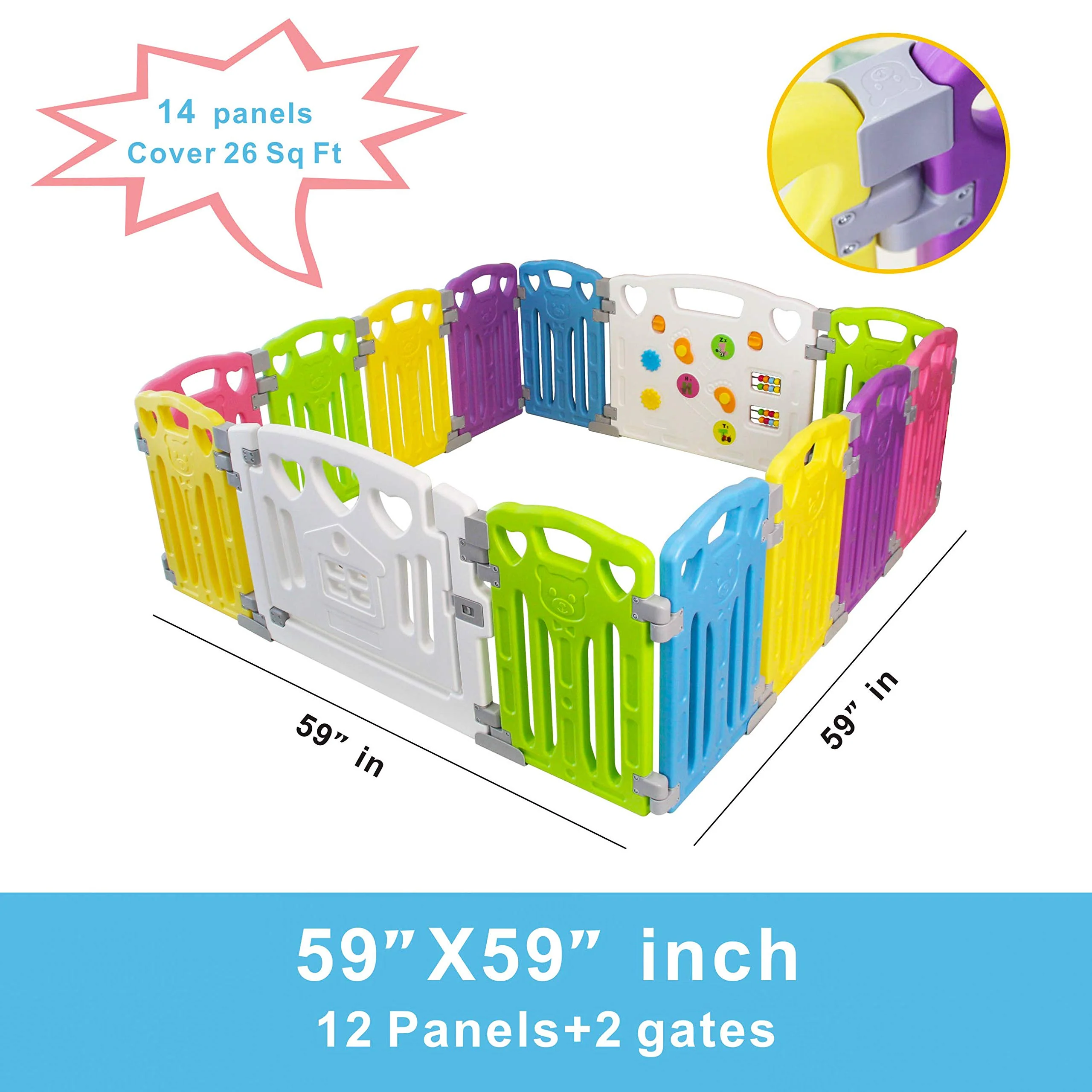 Baby Playpen Kids Activity Centre Safety Play Yard