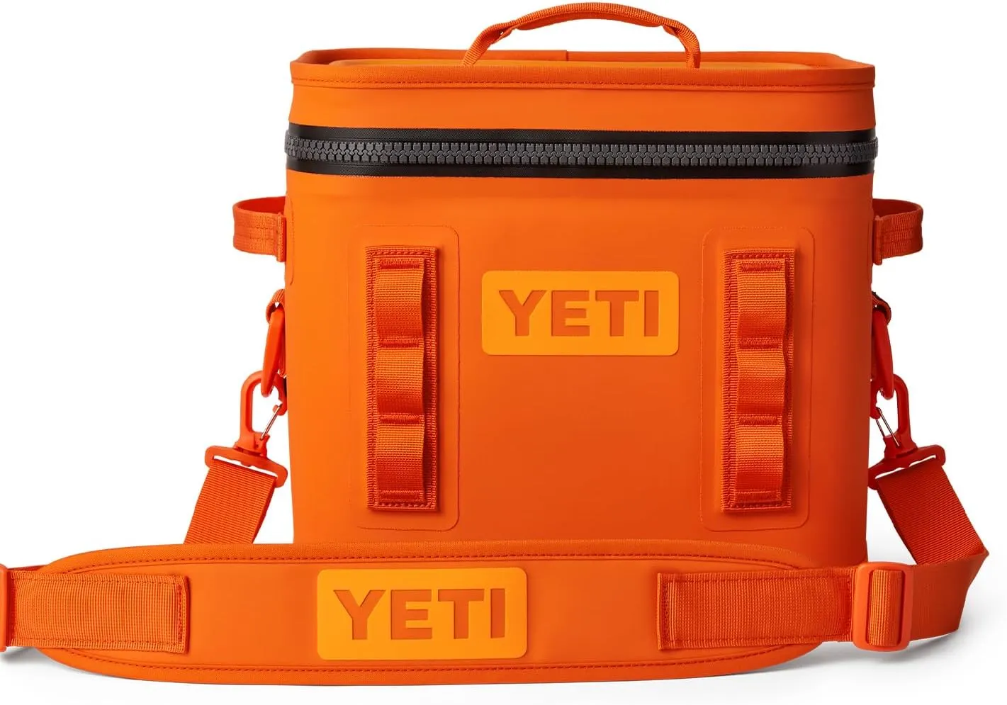YETI Hopper Flip 12 Charcoal Portable Soft Cooler, 15 lbs Capacity, Foam Insulation, Leakproof Zipper, Outdoor Ready