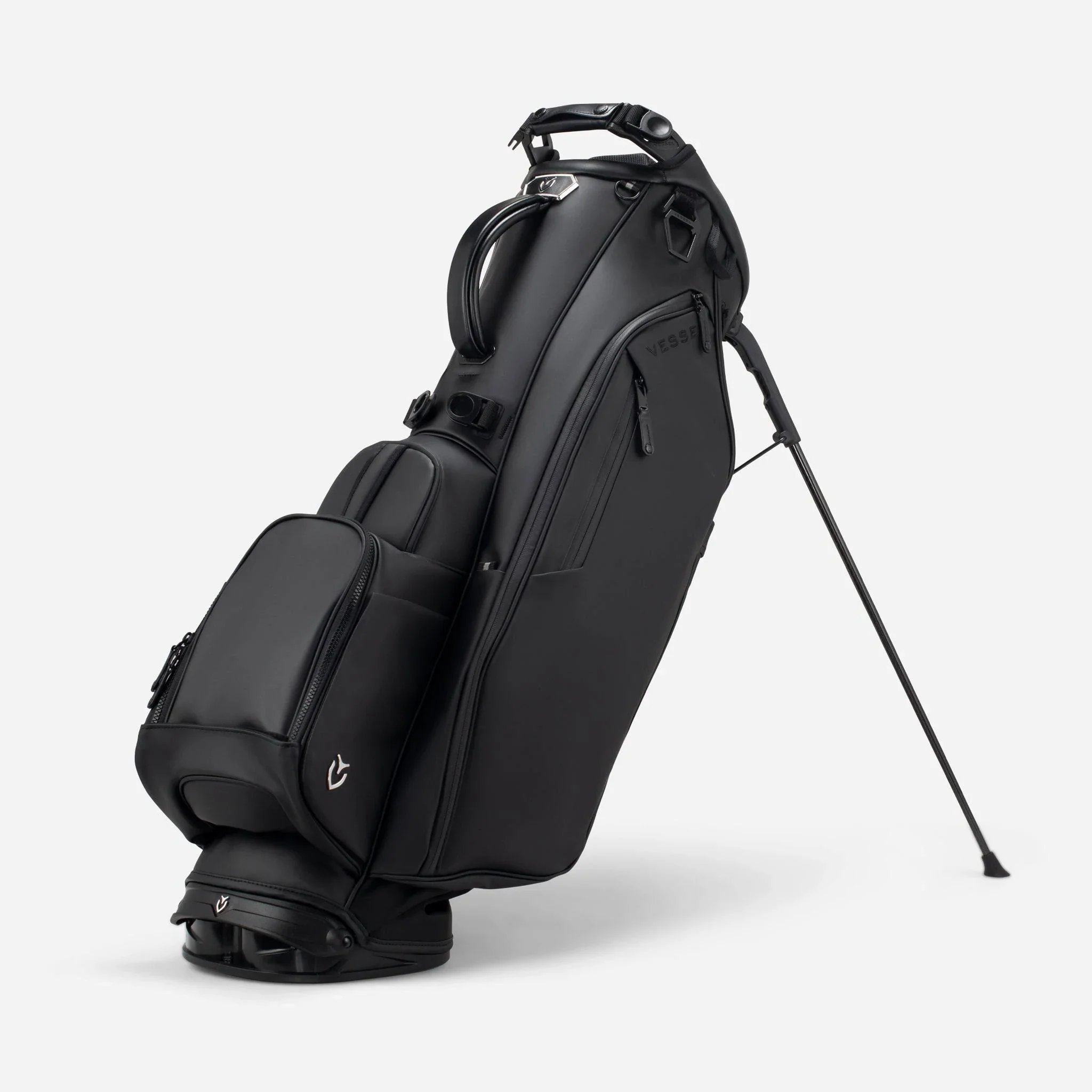Player IV 14-Way Stand Bag, Black - Vessel Golf