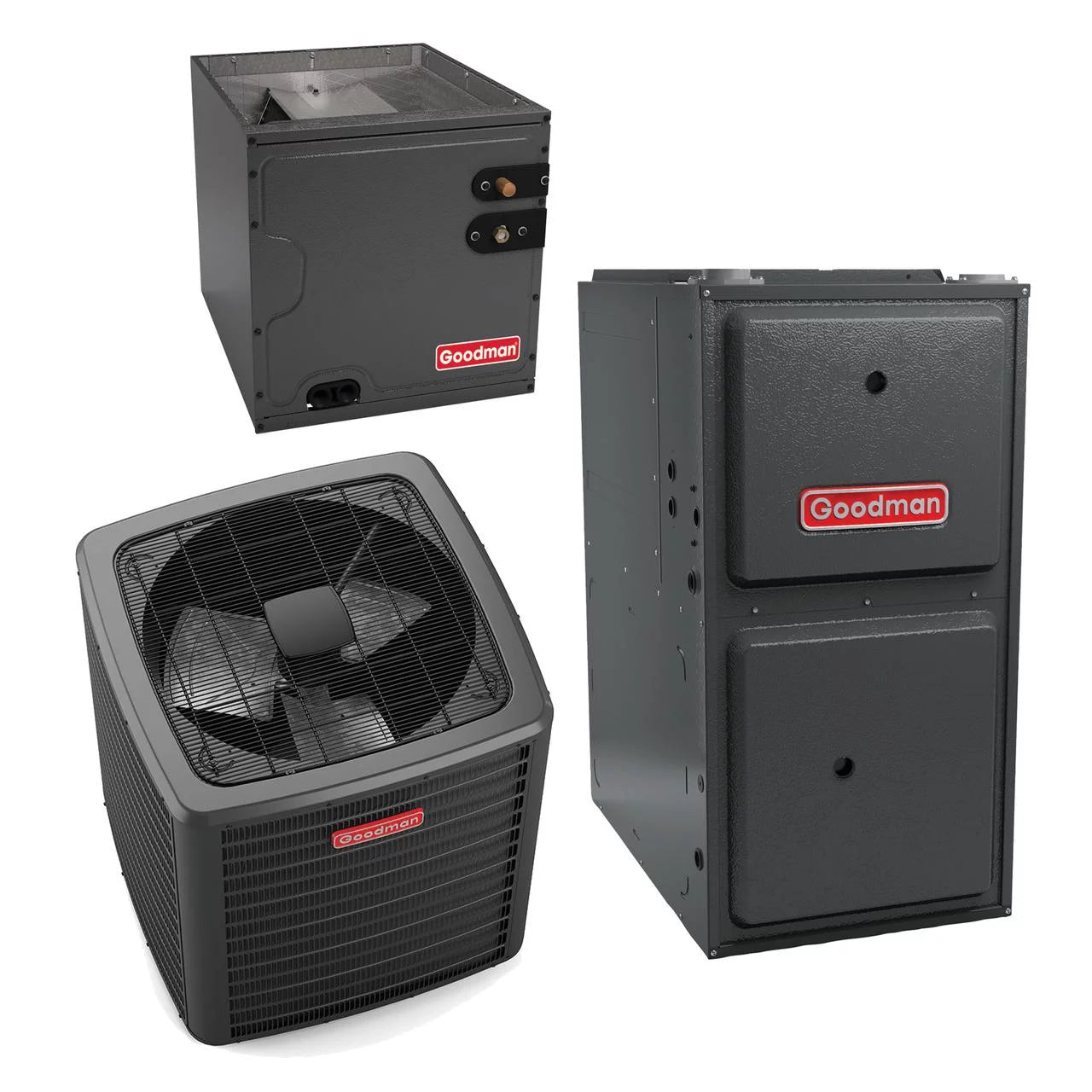 Goodman Classic Series 2.5 Ton 15 SEER2 80,000 Btu 96% Afue Gas System (Variable Speed Motor 17.5