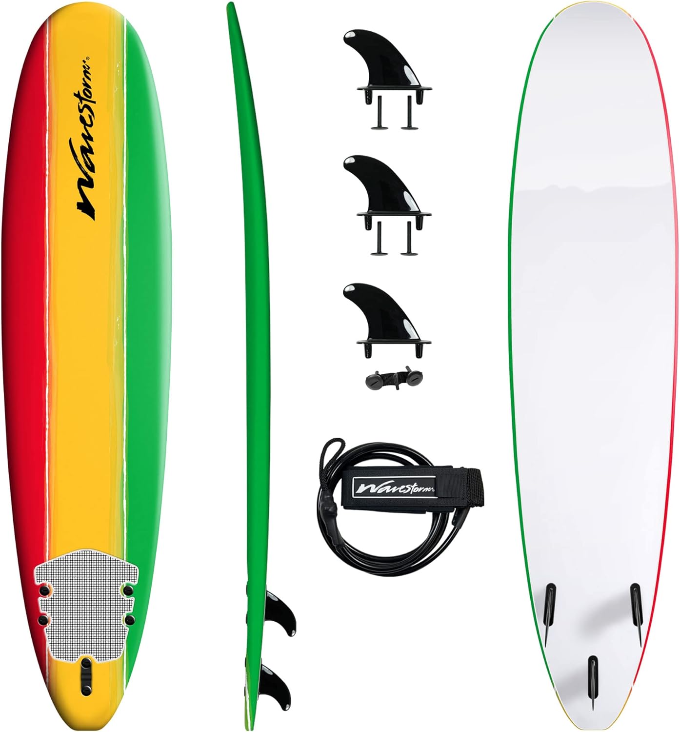 Classic Soft Top Foam 8ft Surfboard