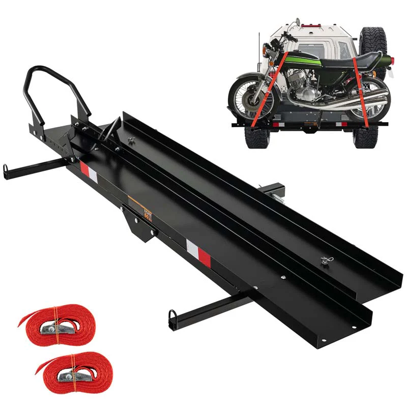 600LBS Motorcycle Hitch Carrier Fit Up to 7.5