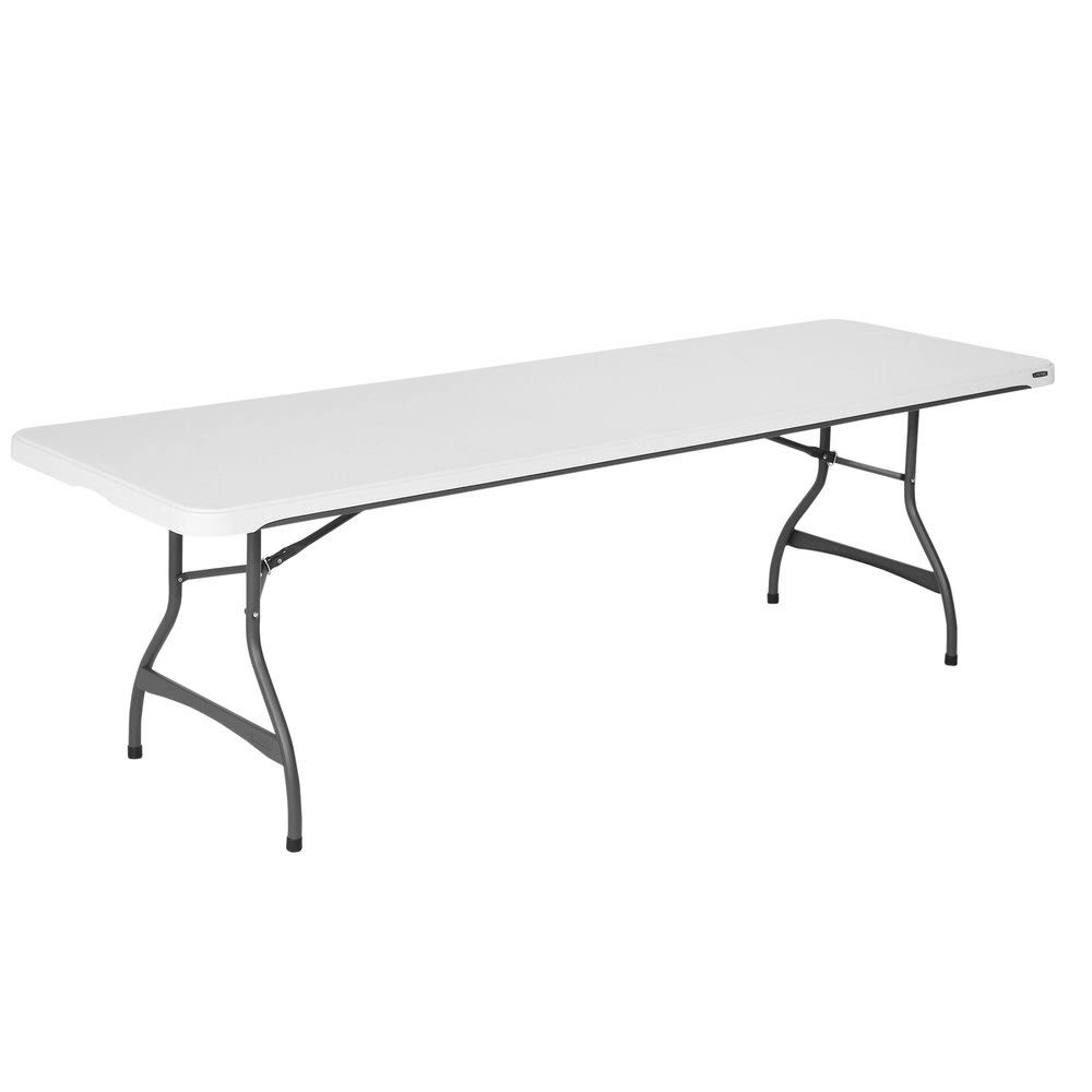 Lifetime 4-Pack Commercial Stacking 8 ft Folding Table �?White (80344)