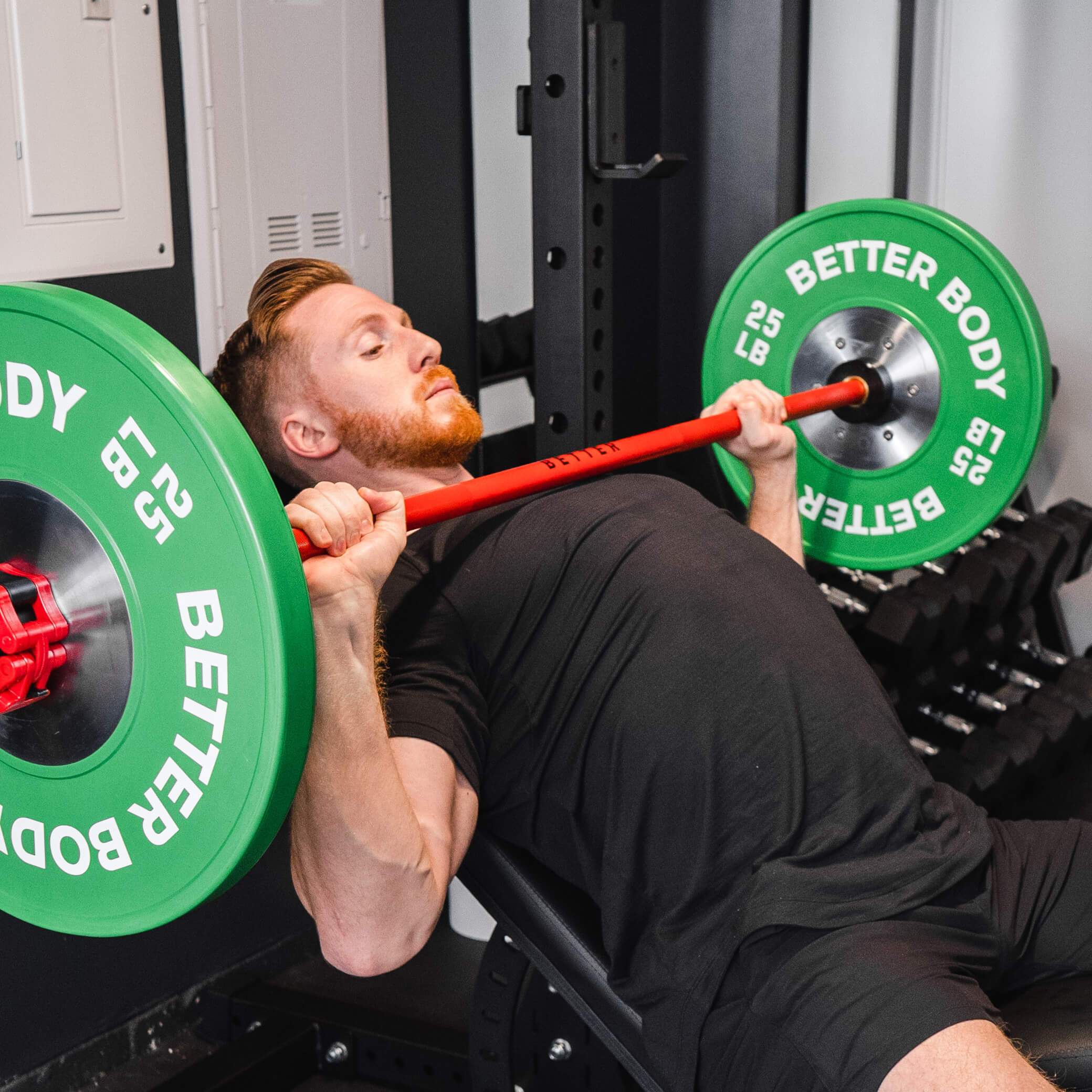 Power Bundle with Incline Squat Rack | 10-55lbs Competition Plates