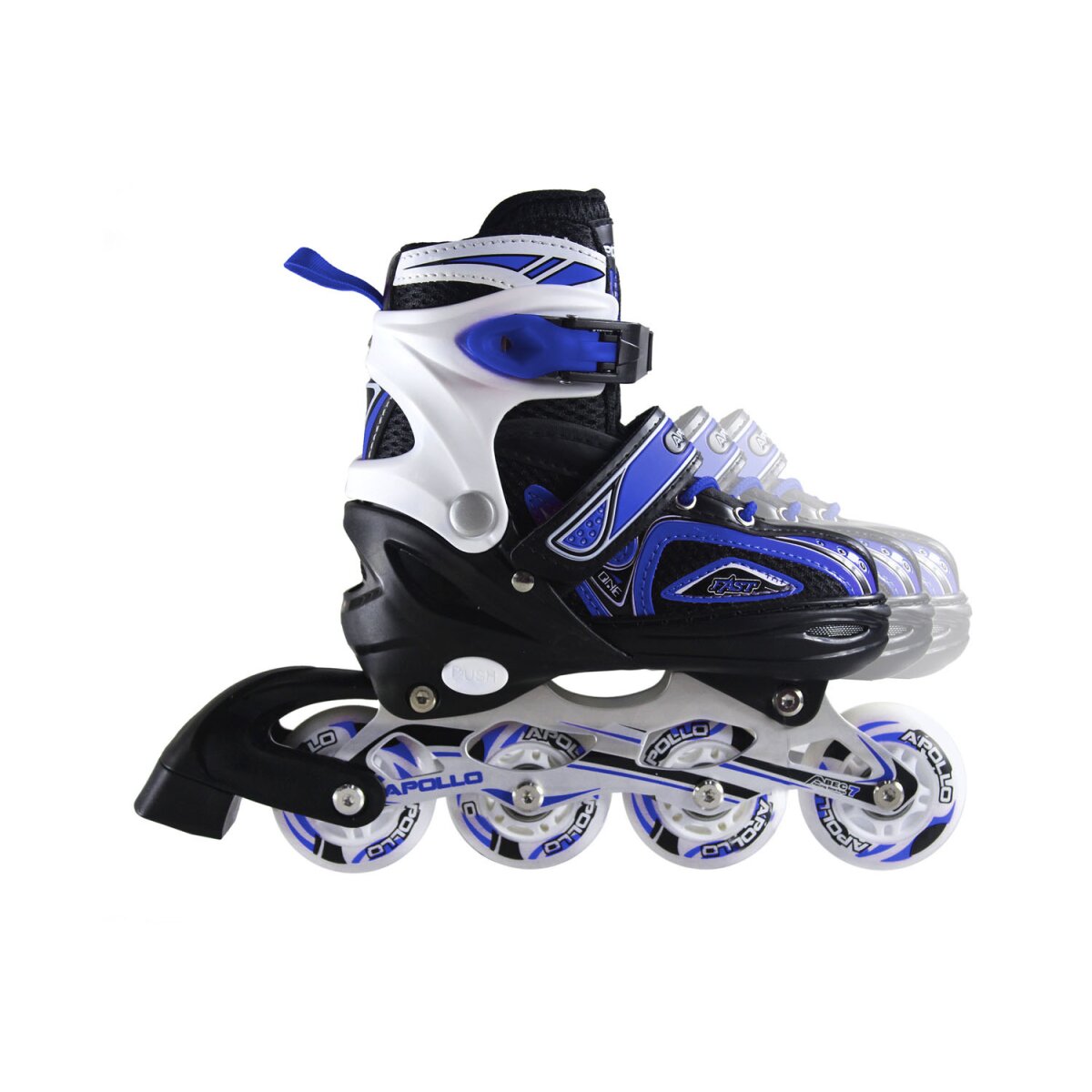 Apollo Kinder Inline Skates »Super Blades X Pro«, größenverstellbar, L 39-42, blau - B-Ware sehr gut
