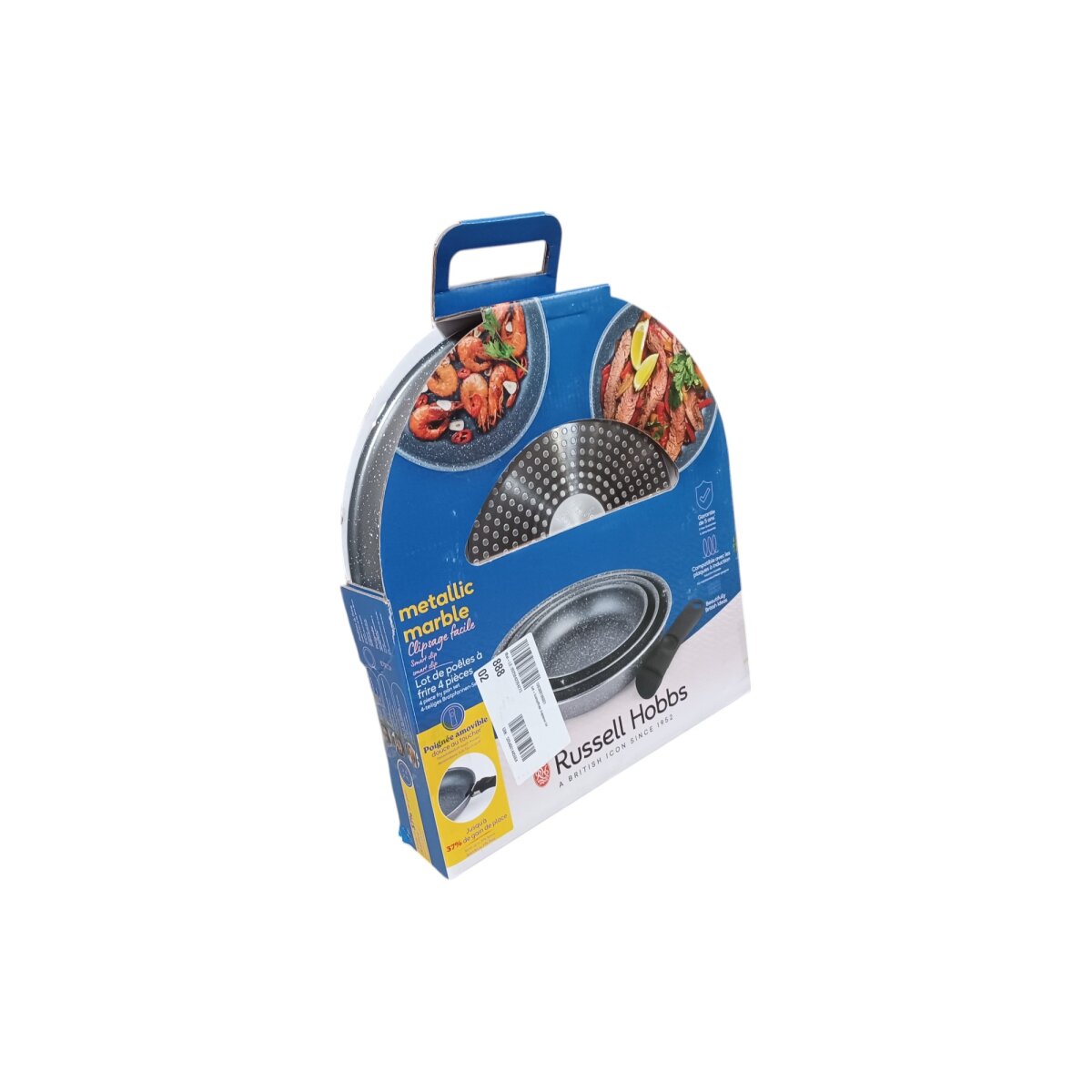 Russell Hobbs Kochtopf-/Bratpfannen-Set, mit abnehmbarem Griff - B-Ware