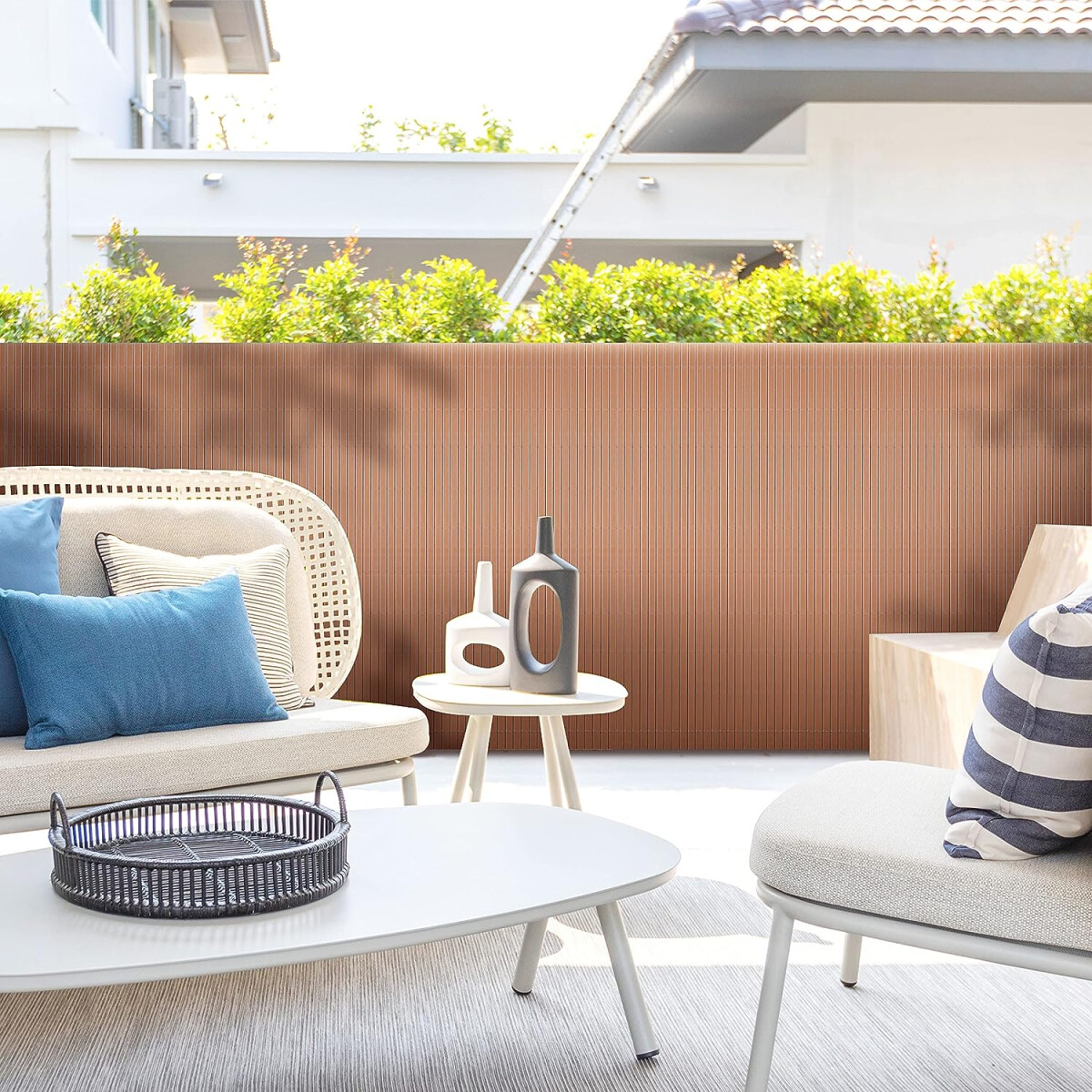 Ribelli Sichtschutzmatte, aus PVC, 120 x 500 cm - B-Ware neuwertig