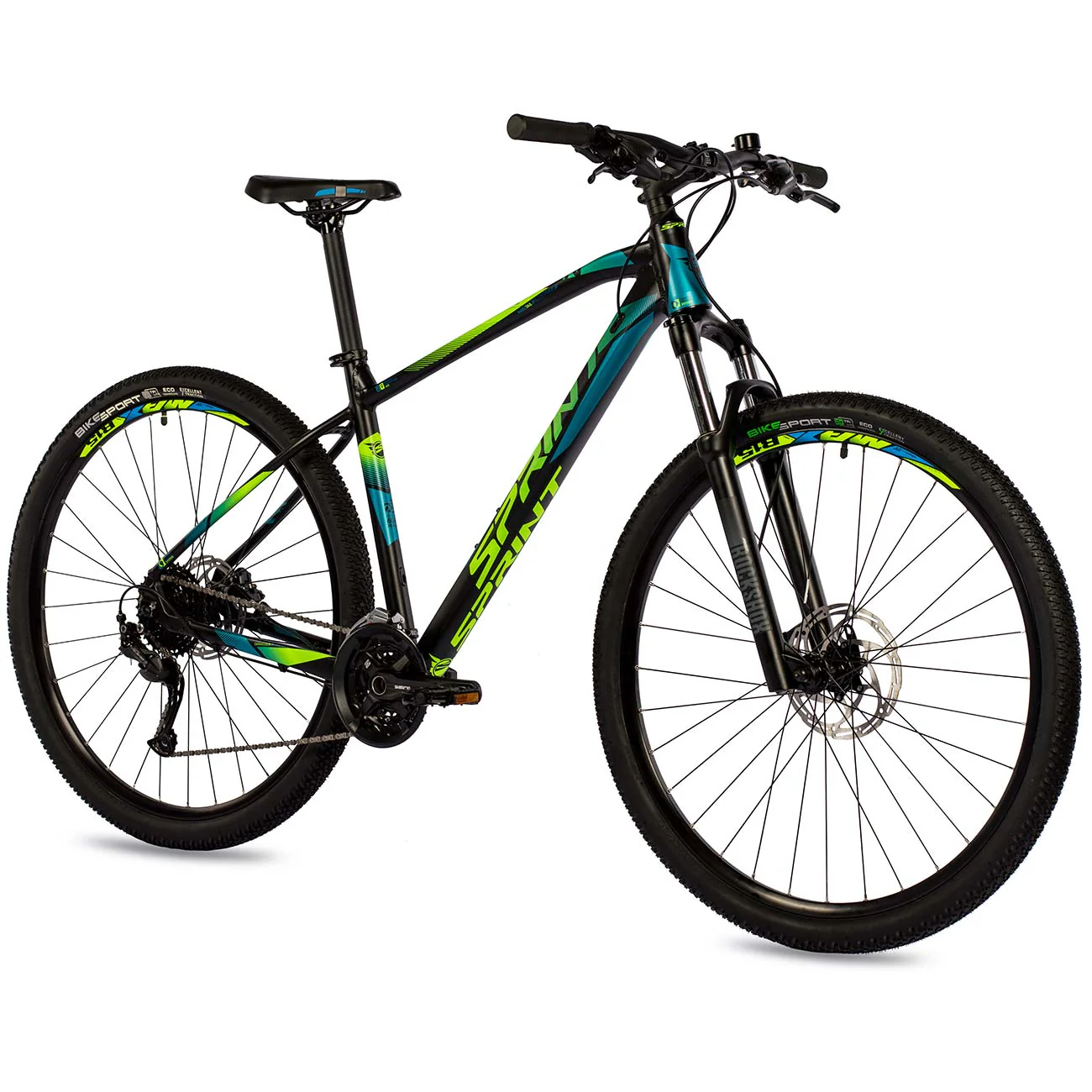 Herren 29 Zoll Mountainbike Apolon MTB Hardtail Fahrrad 27 Gang Shimano ALIVIO RD-M3100, SGS S-BL
