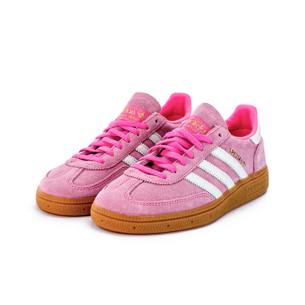 Drei Streifen Handball Spezial W JI2654 - rosa-weiss-gum
