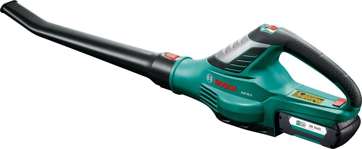 Bosch Akku-Laubbläser AdvancedLeafBlower 36V-750 (1x 2.0 Ah Akku, 36 Volt System, zum Entfernen hartnäckiger Blätter auf großen Flächen, geringes Gewicht: 2,8 kg, im Karton)
