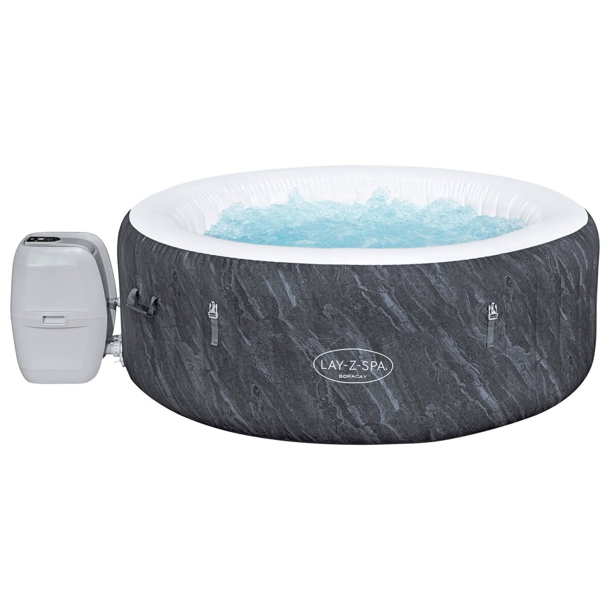 Bestway LAY-Z-SPA WLAN-Whirlpool Boracay AirJet Ø 180 x 66 cm, rund - B-Ware neuwertig