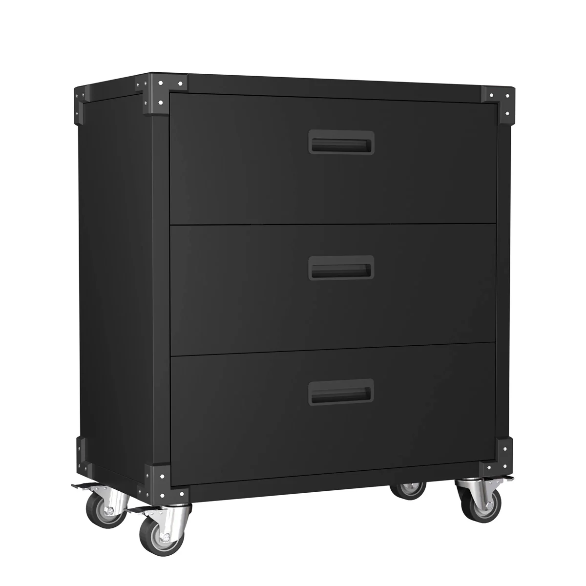 Fornorth Werkzeugwagen 90x80x42cm mit drei Schubladen