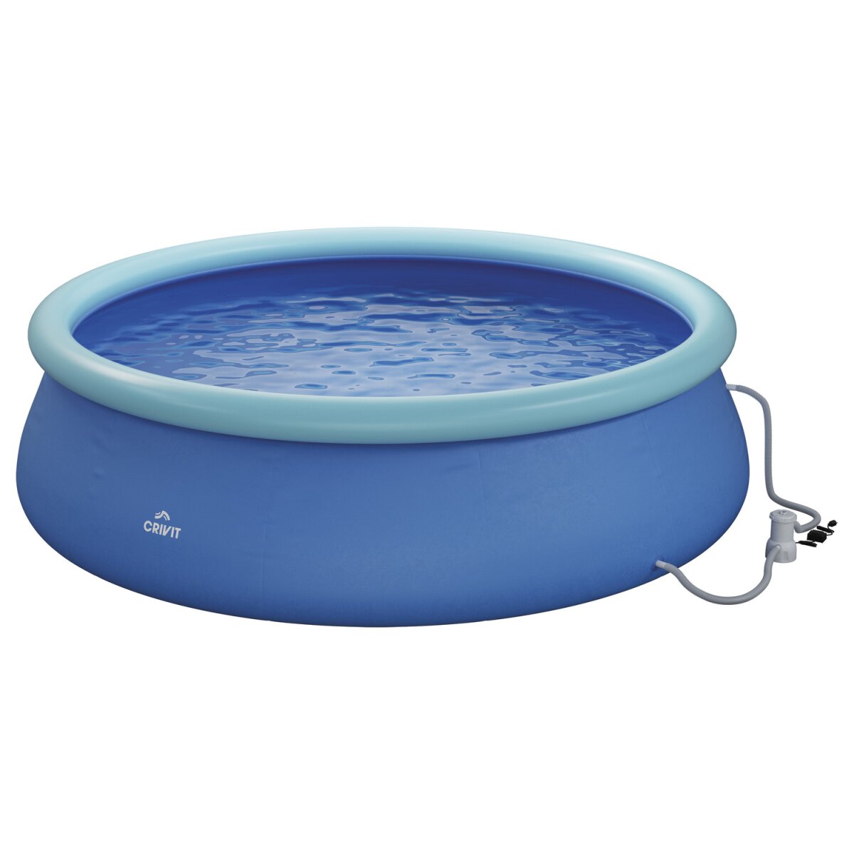 CRIVIT Quick-up-Pool, Ø 300 x H 76 cm, inkl. Filterpumpe - B-Ware neuwertig
