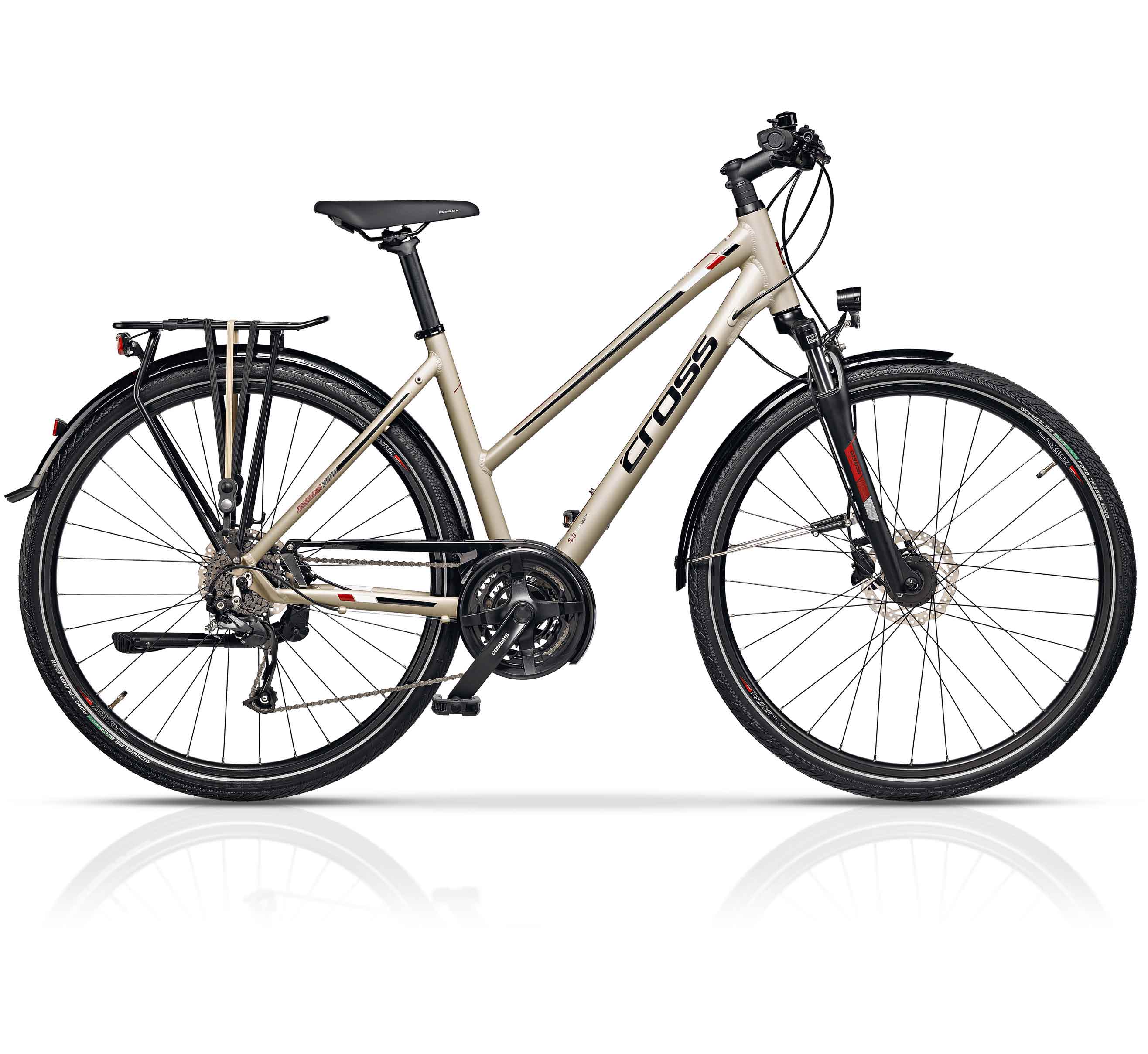 28 Zoll Damen Trekking Fahrrad TRAVEL LADY Trekkingrad 24 x Gang Shimano Altus RD-M2000 SGS