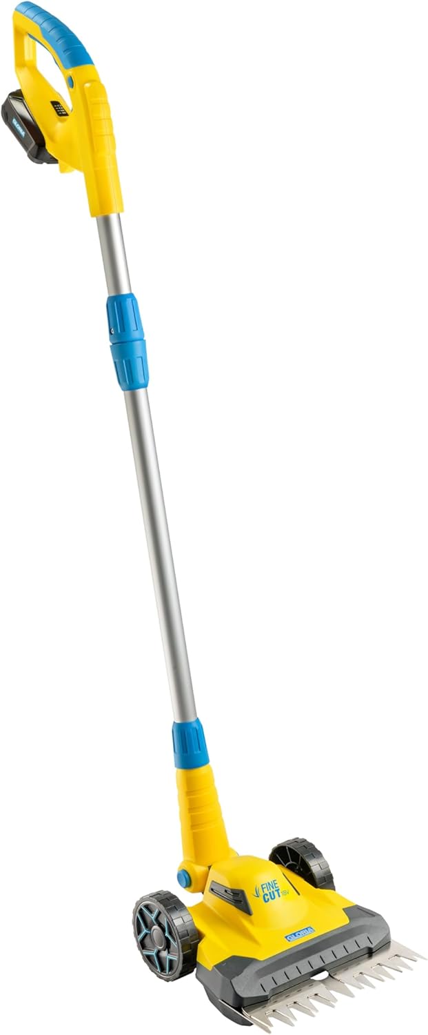 GLORIA Elektro Rasen- und Kantenschneider FineCut 230V-Ergnzung für Mhroboter & Akku-Rasenmher/Rasentrimmer | 25cm Schnittbreite| Einstellbarer Holmwinkel | perfekte Lsung für kleine Rasenflchen