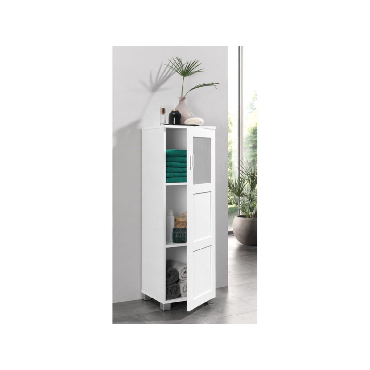 LIVARNO home Bad-Vitrine »Basel«, mit Sicherheitsglas - B-Ware sehr gut