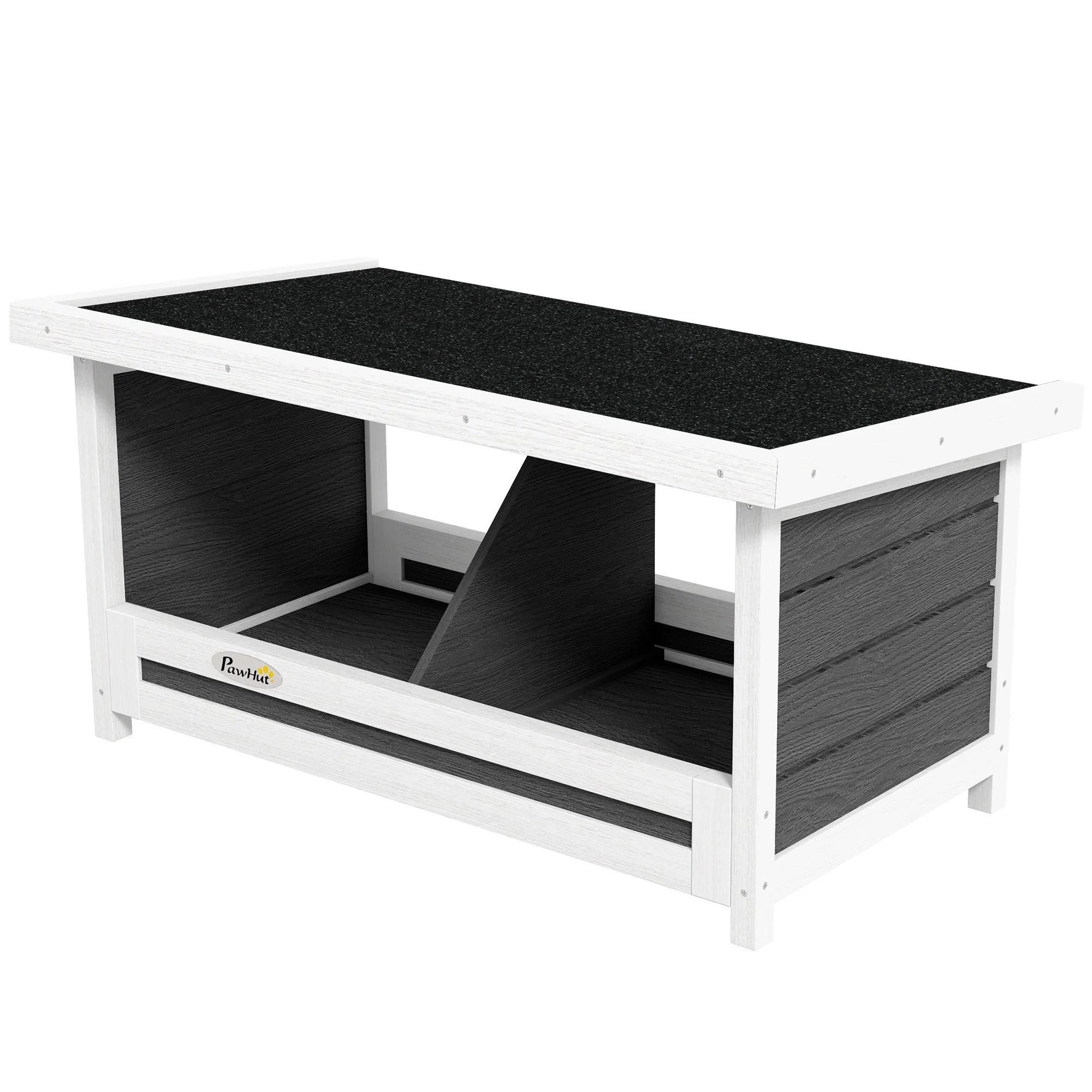 PawHut Hühnerstall Legenest 2 Fächer wetterfest Tannenholz