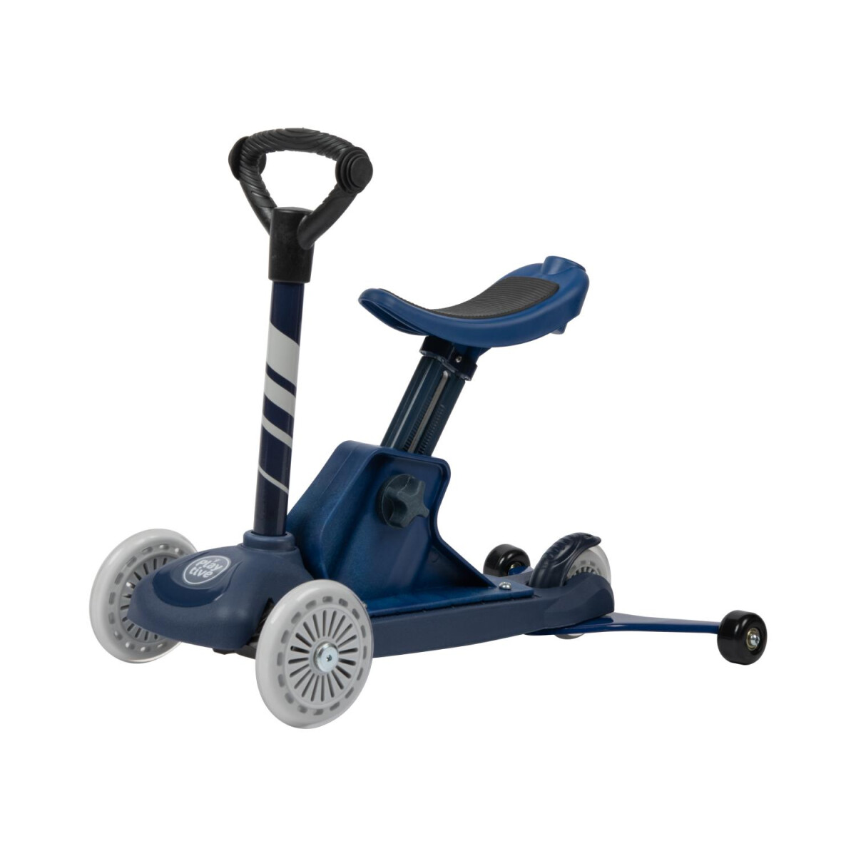 Playtive 4-in-1 Tri-Scooter, mit Stützrädern (Blau) - B-Ware sehr gut