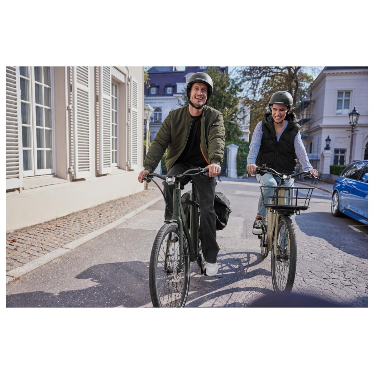 Urban E-Bike Frontgepäckträger + Korb / Doppelgepäckträgertasche für AVS Klicksystem (Gepäckträge/Fahrradkorb vorne) - B-Ware neuwertig