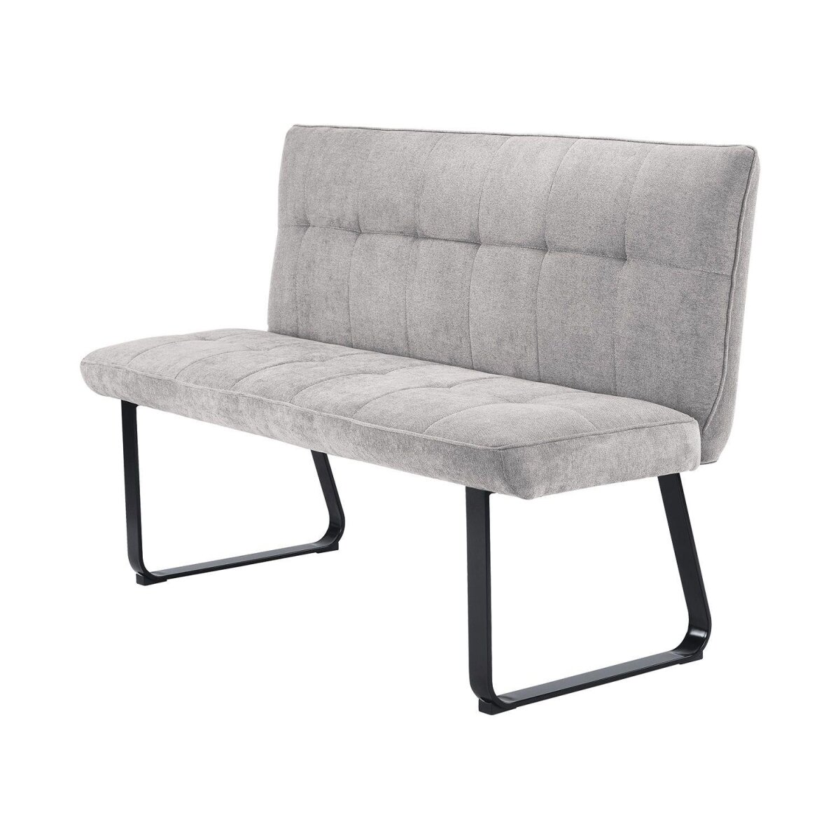 Homexperts Bank Tilda, 140 cm, hellgrau - B-Ware sehr gut