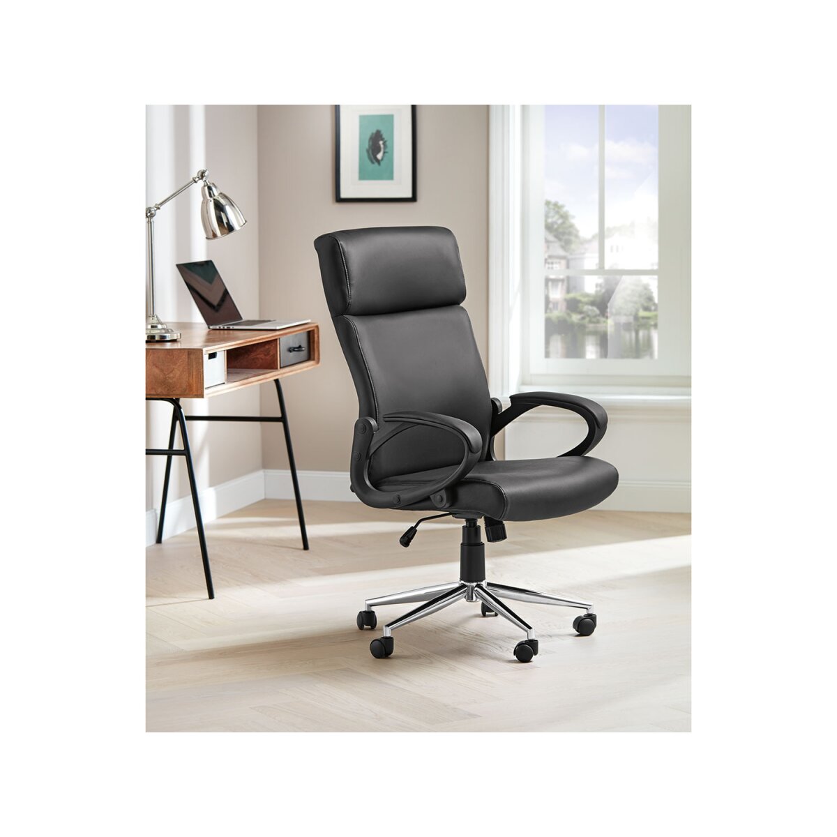 LIVARNO home Drehstuhl, mit Kunstlederpolsterung - B-Ware gut