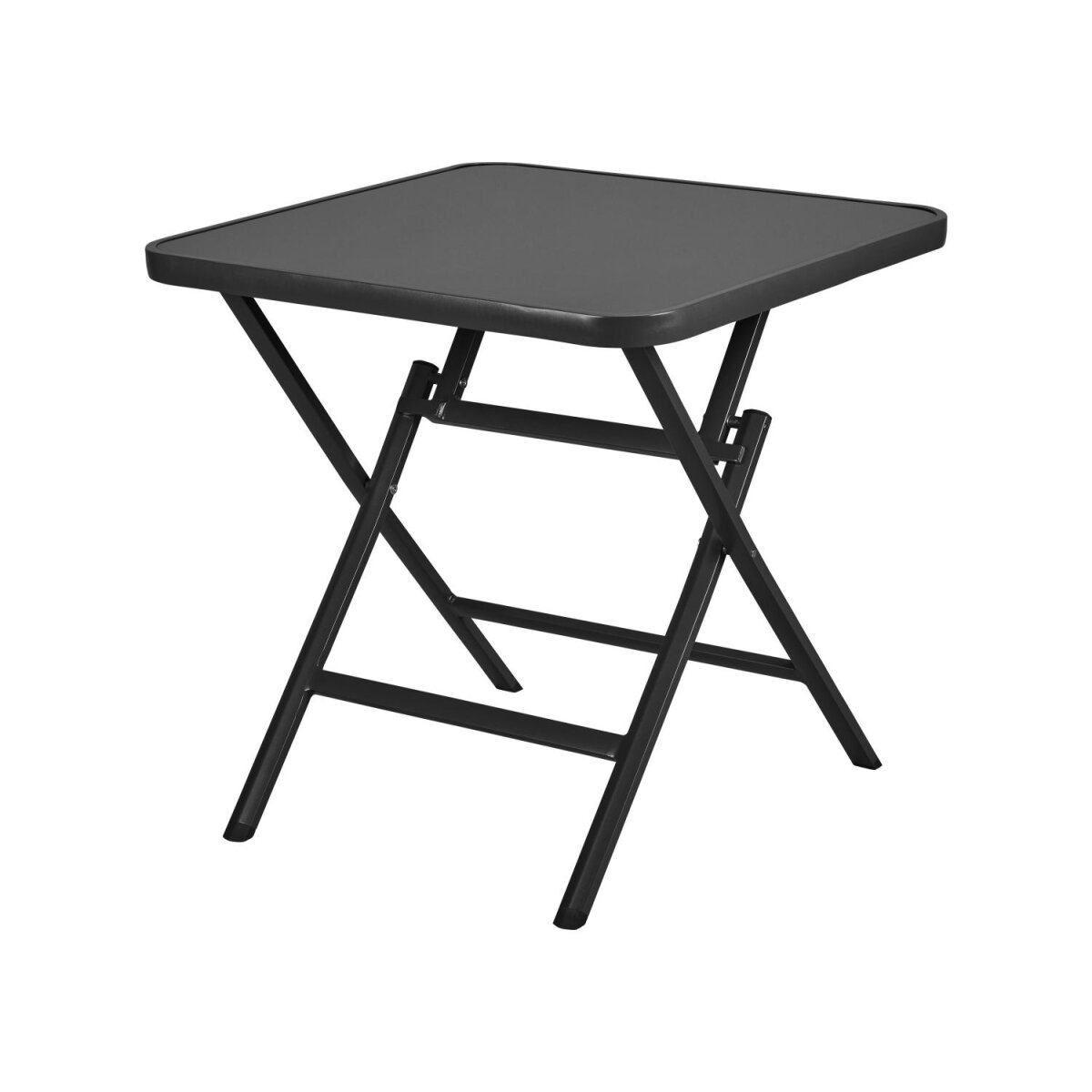 LIVARNO home Alu-Glastisch »Houston / Toronto«, klappbar, grau - B-Ware sehr gut