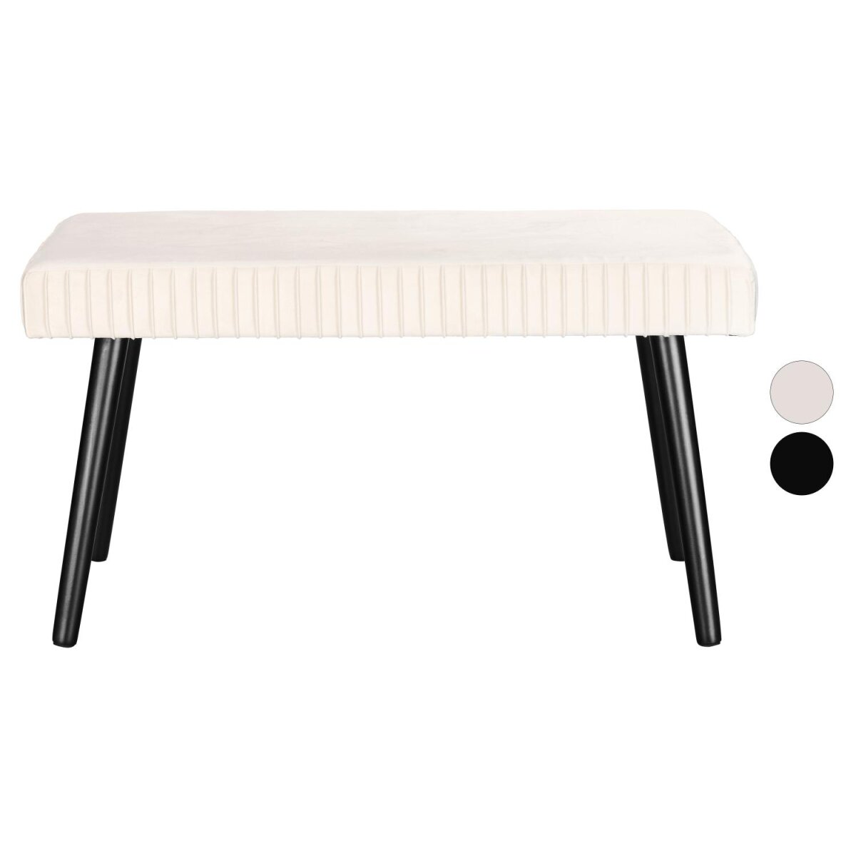 LIVARNO home Sitzbank, mit Samtbezug - B-Ware