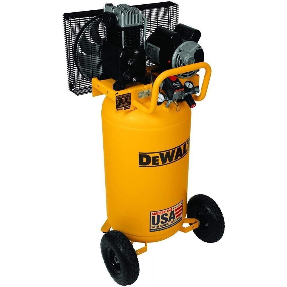 DEWALT DXCM251 25 Gal. 200 PSI Oil Lubed Belt Drive Electric Air Compressor