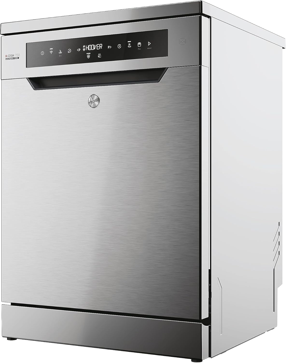 Hoover HF 4C6F0PW Geschirrspüler; 14 Maßgedecke; Freistehend, 60 cm breit; Energieeffizienzklasse C; Smarte Bedienung mit WiFi + Bluetooth-Technologie