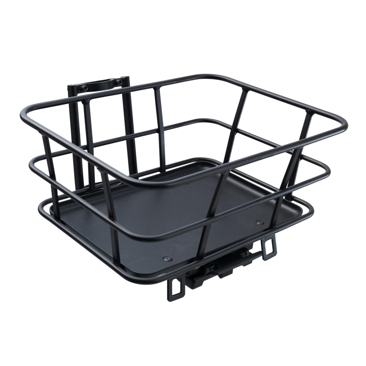 Urban E-Bike Frontgepäckträger + Korb / Doppelgepäckträgertasche für AVS Klicksystem (Gepäckträge/Fahrradkorb vorne) - B-Ware neuwertig