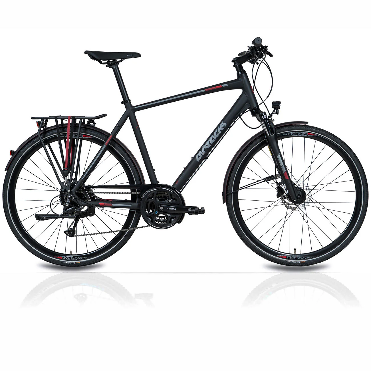 Herren Trekking Fahrrad 28 Zoll Trekkingrad TR.2830 24 Gang Shimano Alivio RD-M3100 SGS Shadow