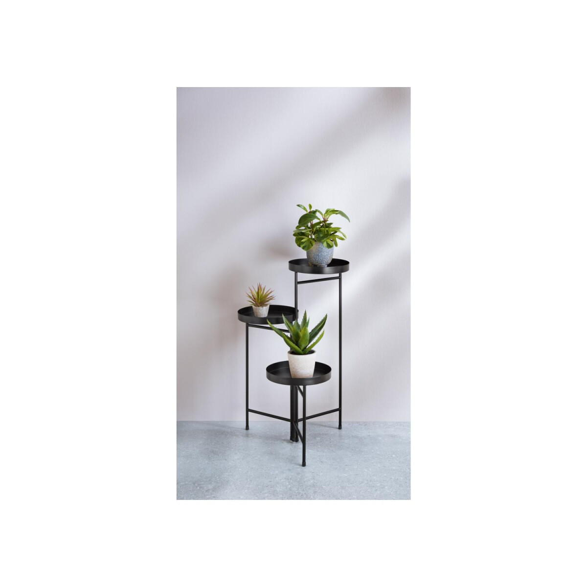 LIVARNO home Übertopf-Set mit Gestell / Deko-Ständer (3 Platten) - B-Ware sehr gut