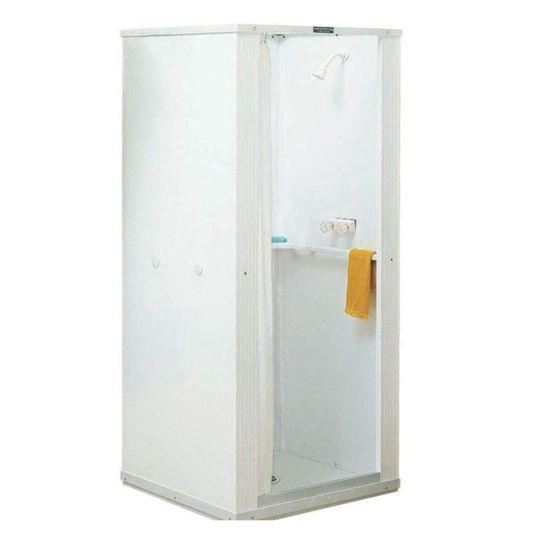 32 in x 32 in Portable Compact Mobile Home Stand Up Shower Stall Kit