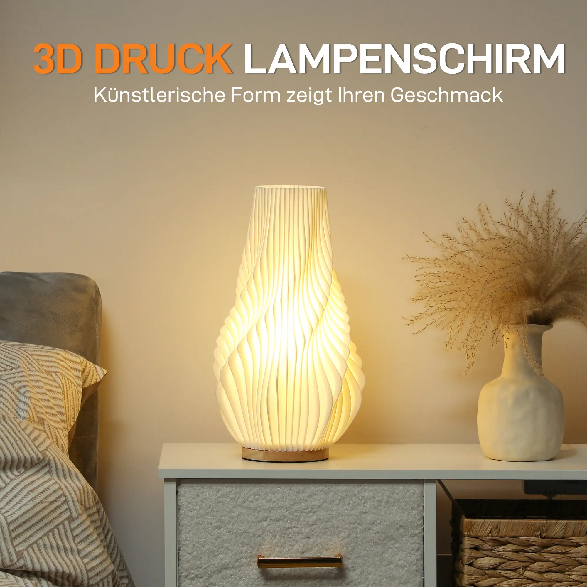 HOMCOM Smart Tischlampe mit App-Steuerung