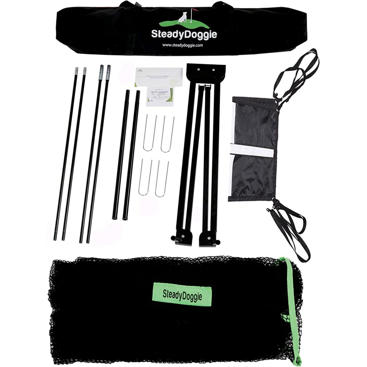 SteadyDoggie Golfnetz-Pakete, inkl. professionellem Golf-Übungsnetz, Chipping-Ziel und Tragetasche - B-Ware sehr gut